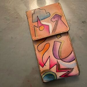 Abstract Art Leather Wallet